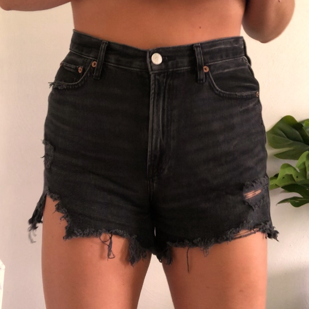 American Eagle High-rise Denim Shorts🥝